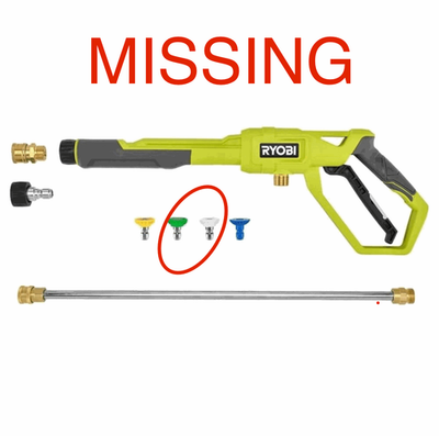 #ad RYOBI Pressure Washer Trigger Handle Kit w Quick Connect Adaptors amp; Nozzles $40.95