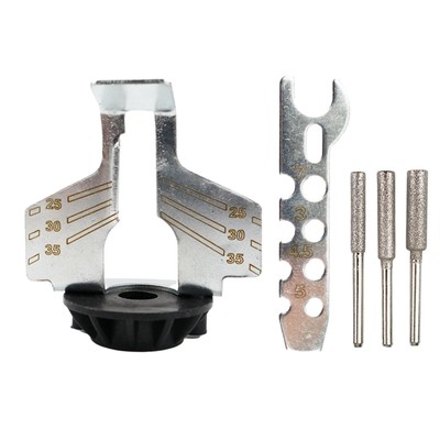 Kettenschärfaufsatz Set Bohrer Rotationszubehör für Outdoor Gartenarbeit