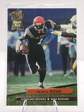 1992 Ultra #440 Patrick Rowe Cleveland Browns Football Card
