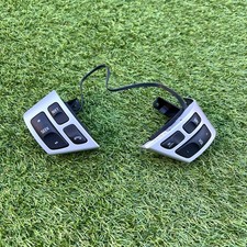 NOS Genuine SAAB NG 9-3 2006MY Chrome Steering Wheel Switches Buttons 12759541