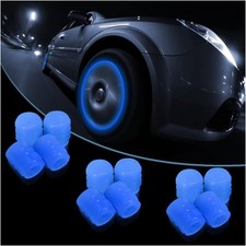 Luminous Tire Valve Stem Caps For Car 12pcs Fluorescent Glow In The Dark Air Ca