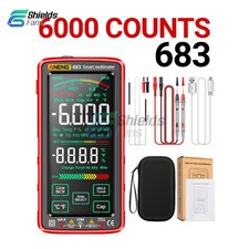 ANENG 683 6000 Compte multimètre numérique grand écran - Burn-Proof Multimètre Set