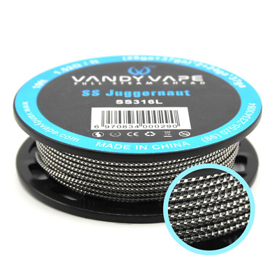 SS316L VandyVape Wire Wickeldraht Draht RBA Clapton MESH Verdampfer Vandy  Vape