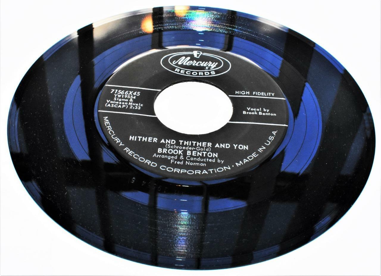 Brook Benton Hither Thither & Yon / Ties That Bind '60 Mercury 71566 Pop 45 VG+