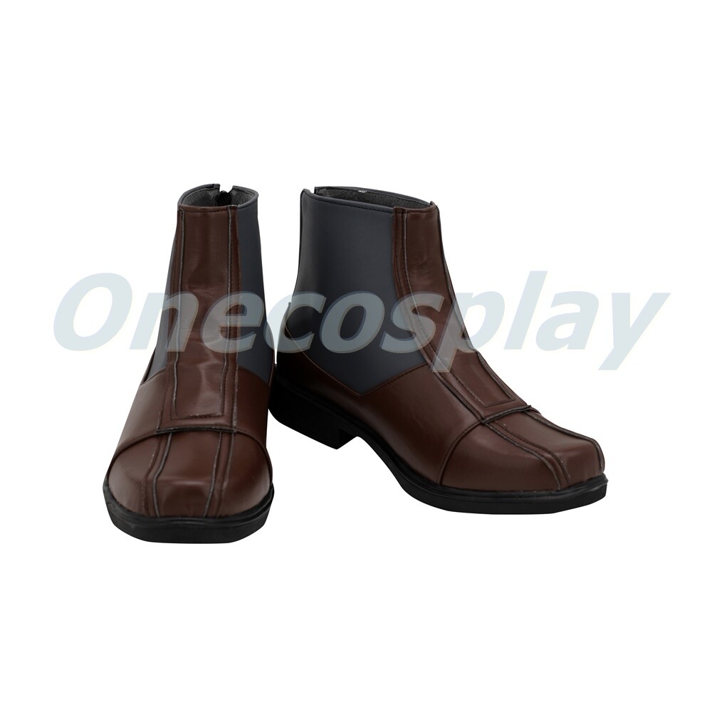 The Mandalorian Star Wars Shoes Cosplay Men Boots Browm Shoes