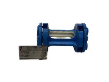 NOS Jacoby Tarbox 150 PSIG 10,3 bar 300F Żeliwne 4 śruby Kołnierz Celownik Szkło 