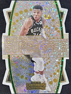 2023-24 Contenders #5 Giannis Antetokounmpo SUPERSTAR DIE CUT INSERT Bucks