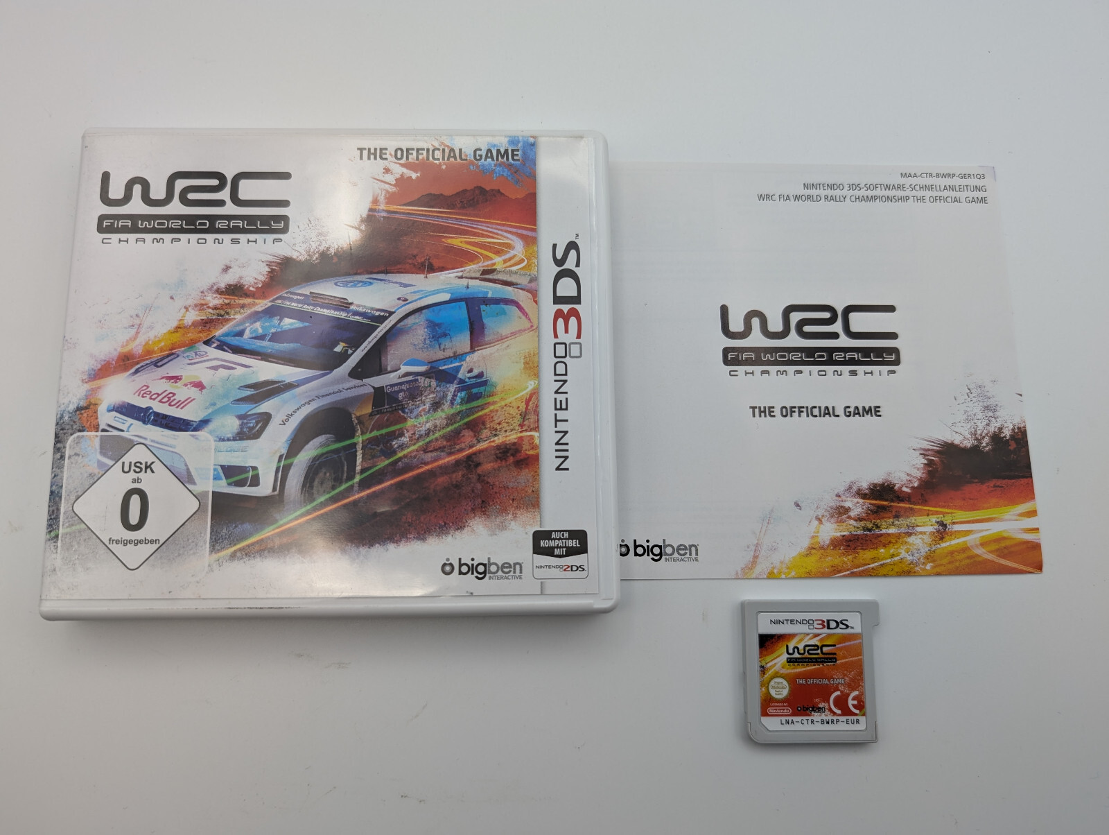 WRC FIA World Rally Championship The Official Game - Nintendo 3DS - 2DS, XL