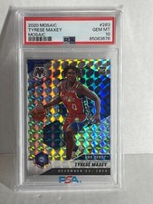 Tyrese Maxey 2020 Panini Mosaic #263 Silver Debut PSA 10 Gem MT Rookie RC 76ers