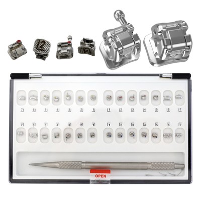 Dental Orthodontic Self Ligating Brackets Braces Metal MBT 022 3 Damon Q Ormco