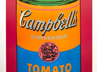 Artopweb EC40114 Pannello Decorativo, Warhol-Campbell's Soup (Tomato