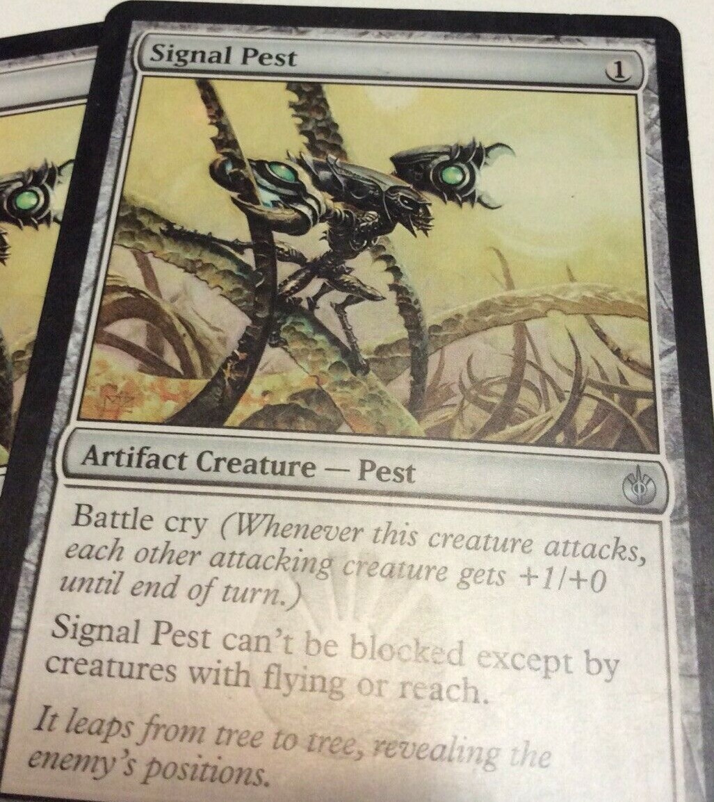 Lot of 2 MTG Signal Pest 19932011 Magic The Gathering Game Trading