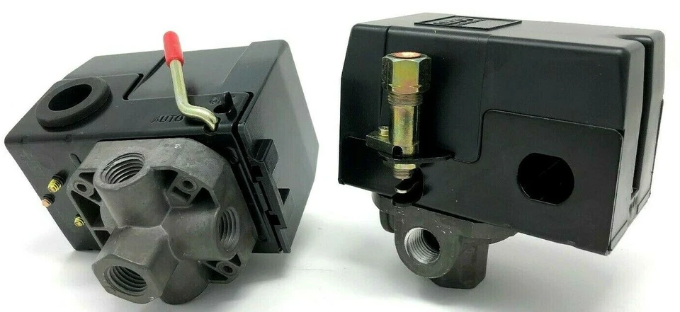 CAC-4332 / CAC-4332-1 DEVILBISS 95-125 PSI UNLOADER ON/OFF FOUR PORT 1/4" FPT