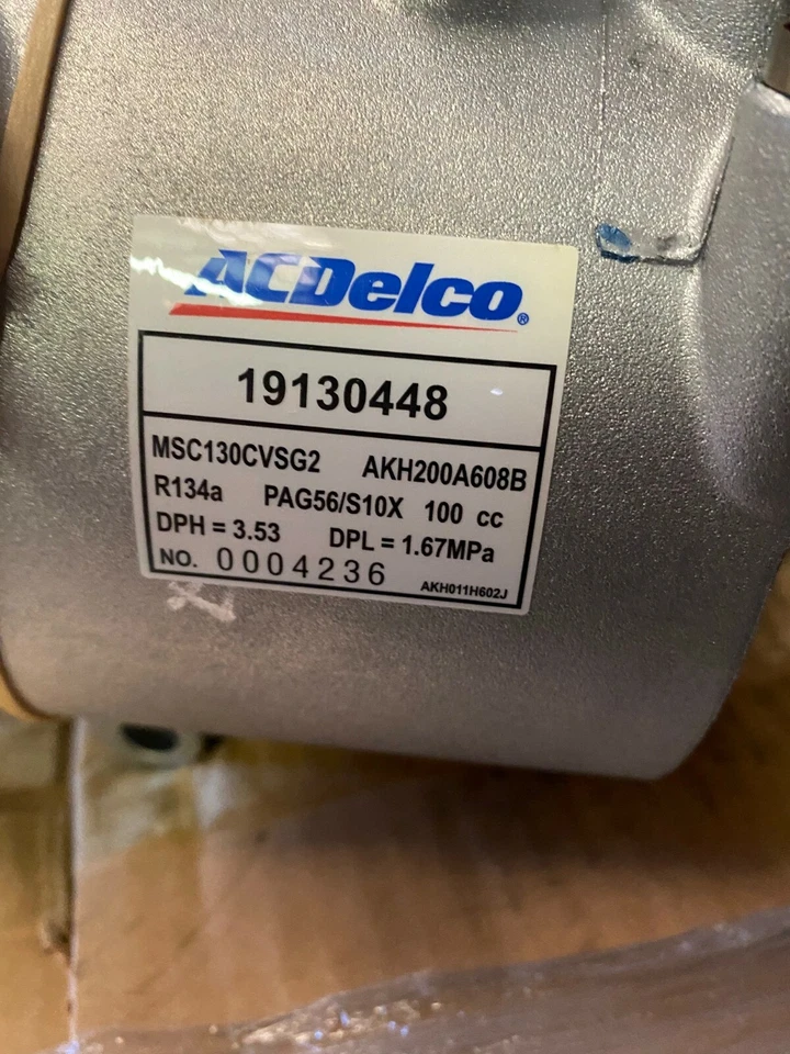 Compresor de aire acondicionado ACDelco GM equipo original 15-21183 Foto 4 de 4