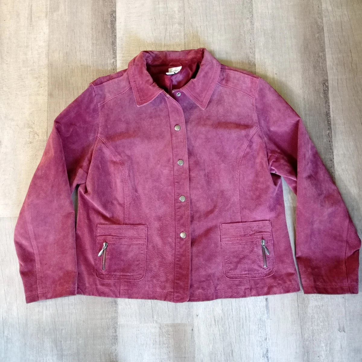 Veste/Blazer Chico's Design Taille 0 - Bordeaux Profond - Rayonne/Polyester - Léger