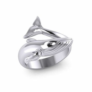 whale rings sterling silver