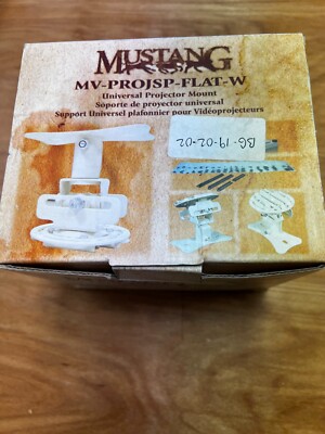 Mustang Projector Ceiling Mount (MV-PROJSP-PRO-W) Brand New Open Box.