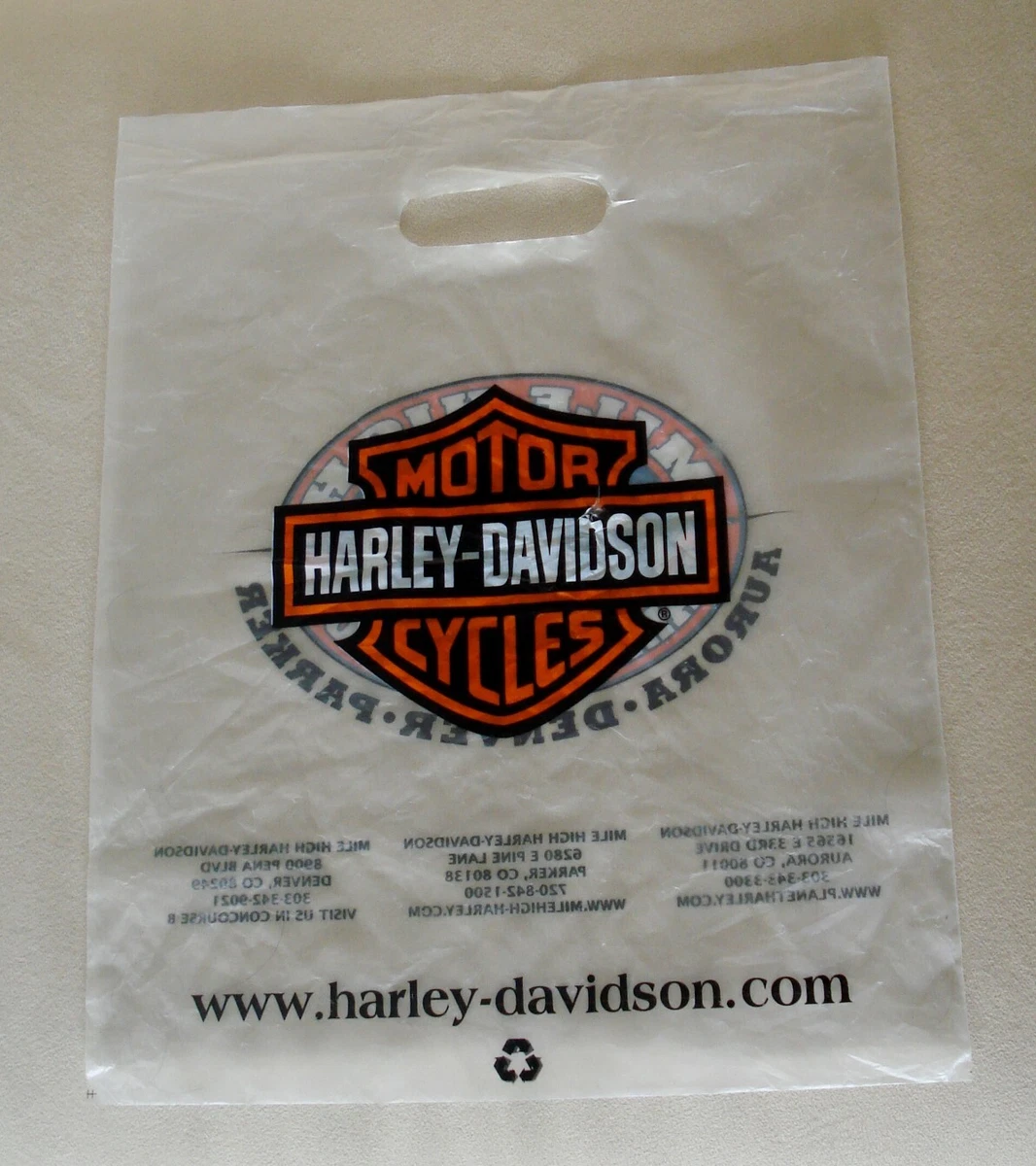 HARLEY DAVIDSON PLASTIC GIFT SHOPPING BAG COLLECTIBLE 15