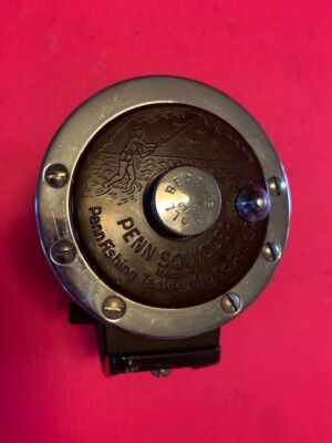 VINTAGE CUSTOM PENN SQUIDDER JR. NO. 146 + NEWELL PARTS THE BOX