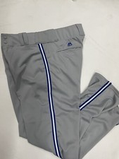 Majestic Premier Relaxed Fit Baseball Pants Men's XL Grey Blue Jays Pants