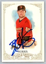 Bud Norris 2012 Allen & Ginter #106 Signed IP (In Person) Auto Autograph