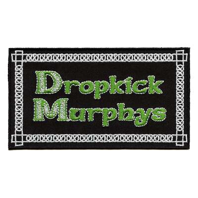 Dropkick Murphys Logo Patch Celtic Punk Rock Embroidered Iron On