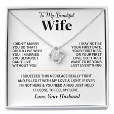 To My Wife Necklace, Christmas Gift For Wife, Christmas Gifts For Her, Wife Gift