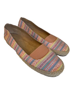 Aerosoles Size 9 Counsoler Espadrille Stitch N Turn Ballet Flat Loafer Women's