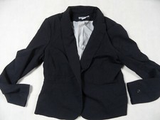 H&M short blazer dark blue size 42 excellent LC219