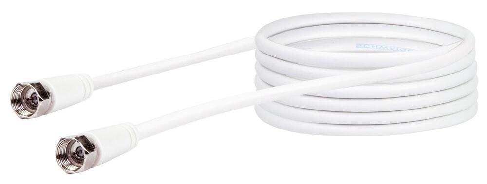 Schwaiger SAT Anschlusskabel (90 дБ) KVCHQ75 - F-Stecker, 7,5м #38877256