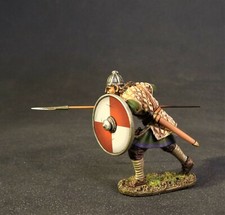 JOHN JENKINS VIKINGS SAXONS SX-35A ANGLO SAXON FRYDMAN DEFENDING WITH SPEAR