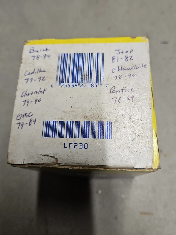 Filtro de aceite de motor NORS HASTINGS LF230 PARA COCHES 77-92 GM Foto 4 de 4