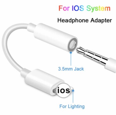 iPhone Plus,7 Plus, Plus Headphone Earphone Adapter Cable Aux