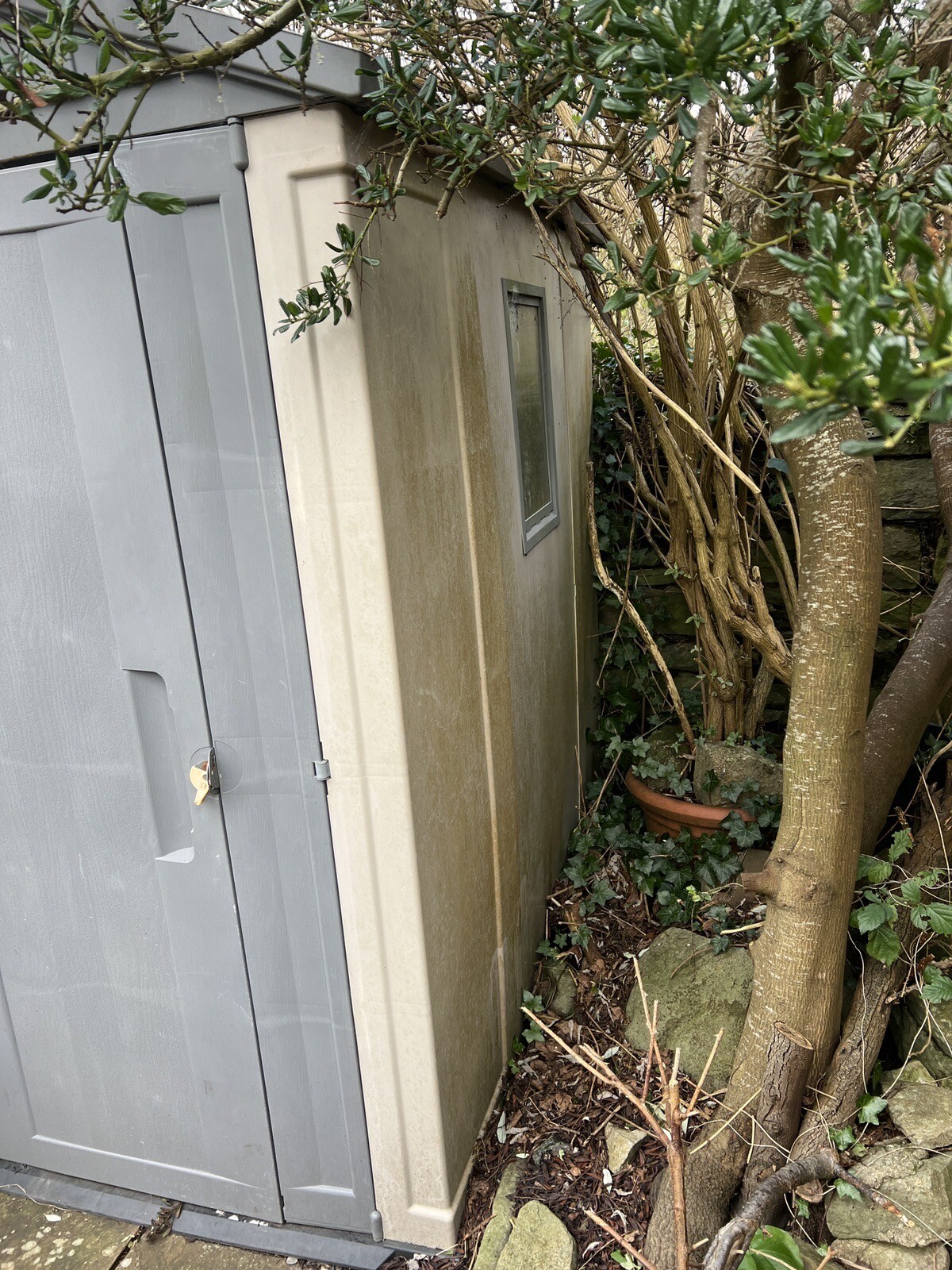 6 x 4 keter plastic garden shed eBay