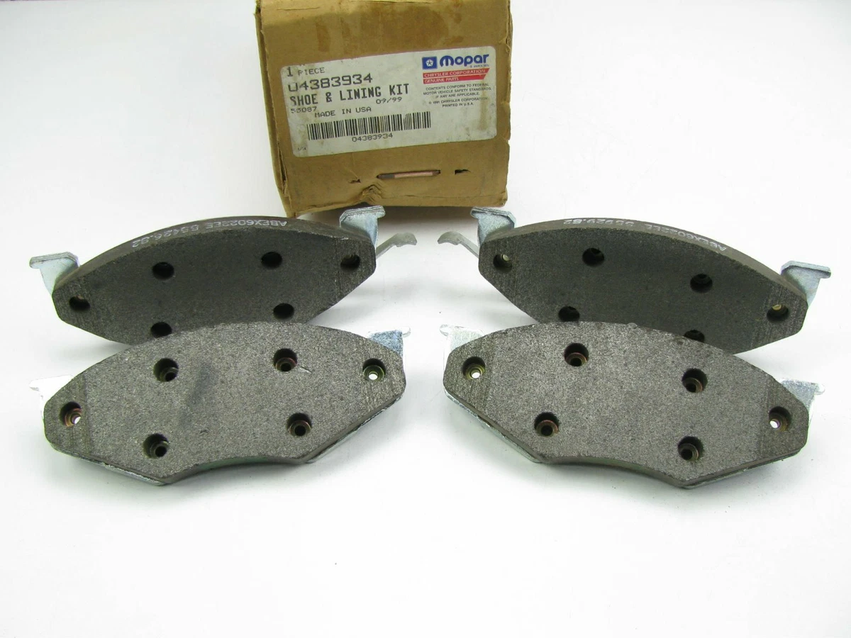 NEW - OEM 4383934 Front Disc Brake Pads For Mopar | eBay