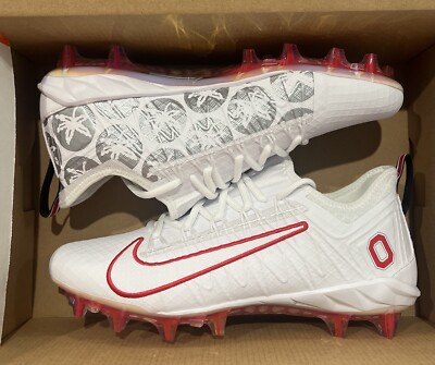 Size 10 Nike Alpha Huarache Pro Low Lacrosse Cleats White