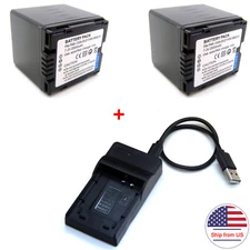 Battery / Charger For Panasonic SDR-H18 SDR-H20 SDR-H21 SDR-H28 SDR-H29 SDR-H200