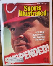 Pete Rose 1988 Sports Illustrated "Suspended!" Cincinnati Reds Charley Hustle