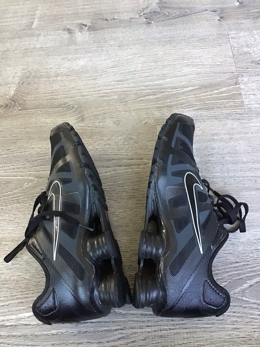 Nike Shox Roadster Mens 11.5 Black Athletic Running Sneakers Shoes