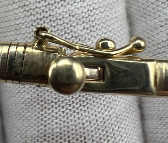 Solid 14K Solid Gold Snake Chain Bracelet 7.3Gram… - image 3