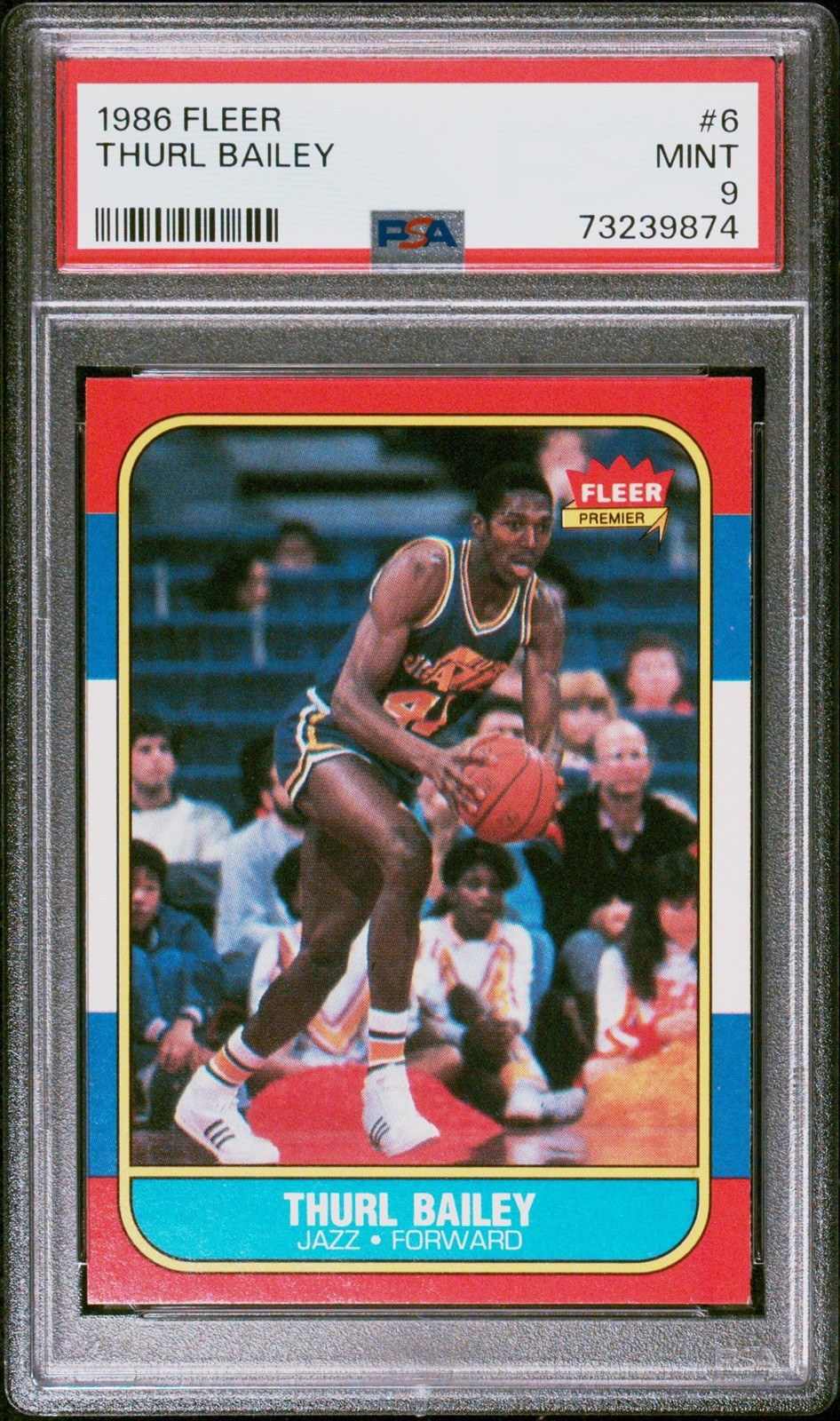 1986 FLEER THURL BAILEY #6 PSA 9