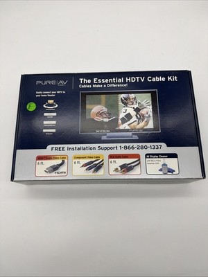 5 Pure AV Belkin Cables 6 & 12ft Component Video & RCA Audio Digital Coax etc