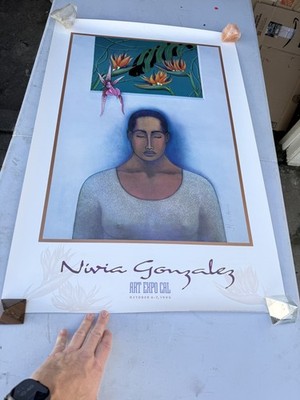Nivia Gonzalez Art Expo California OCTOBER 4-7 1990 POSTER