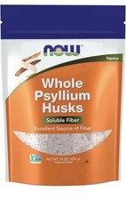 Whole Psyllium Husks 16 Oz Non GMO Soluble Fiber Vegan Digestive BB 11/2029