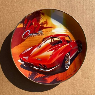 The 1963 Corvette Sting Ray plate # 41619 - The Franklin Mint porcelain
