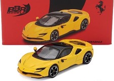 BBR Models 1/64 Ferrari SF90 STRADALE HYBRID 1000hp 2019 Yellow BBRFER64031