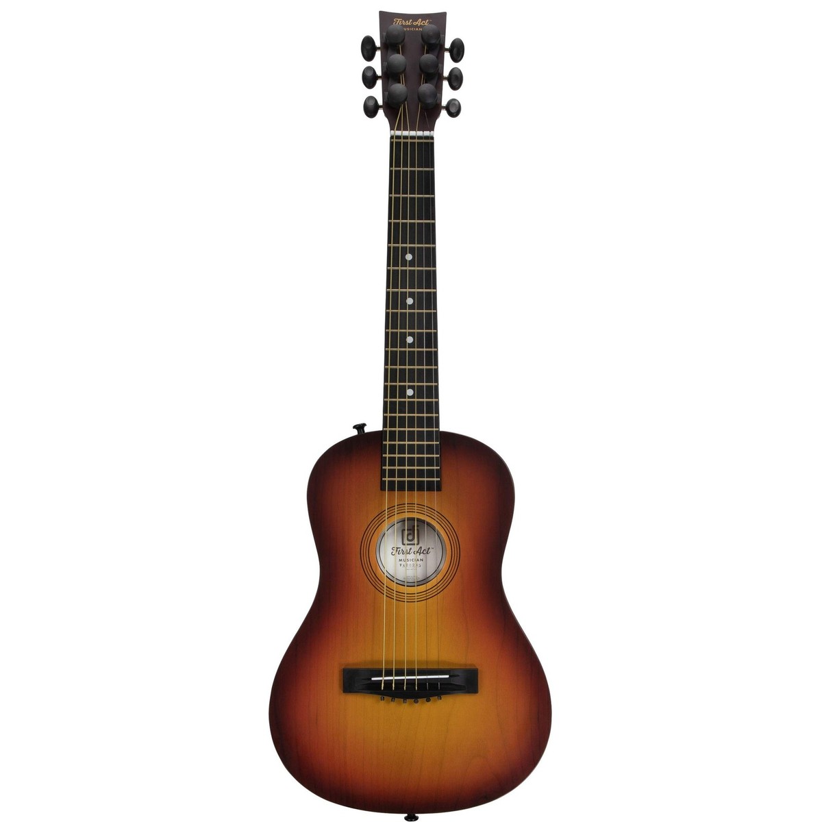 First Act Acoustic Sunburst Guitar, 30 Inch Brass Acoustic Guitar  Strings,