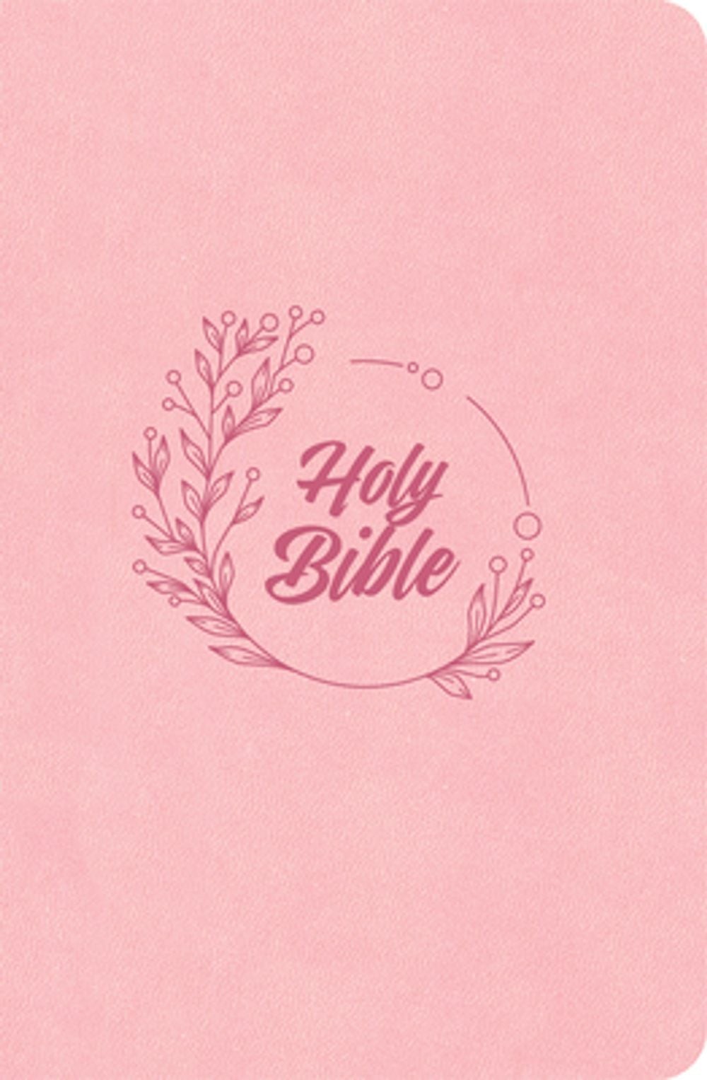 KJV Compact Bible, Value Edition, Soft Pink Leathertouch by Holman Bible Publish