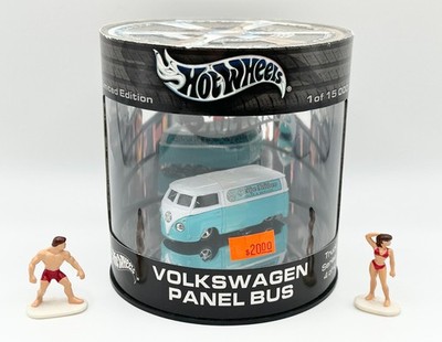 Hot Wheels 2004 Oil Can Truck Series Teal & White Volkswagen Panel Bus Limited!