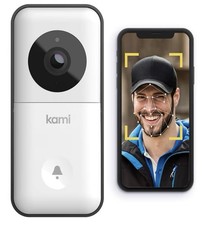 Kami Smart Video Doorbell Camera WiFi HD 1080p Night Vision 2-Way Audio IP65